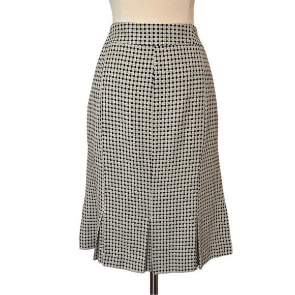 Ann Taylor Loft Polka Dot Pleated Pencil Skirt Size 6 Petite NWOT - Picture 7 of 12